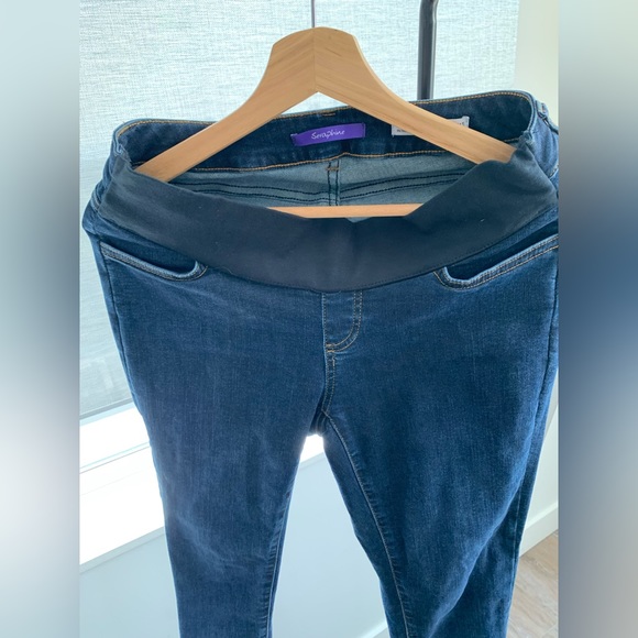 Organic Cotton Under Bump Maternity Jeans - Picture 3 of 7